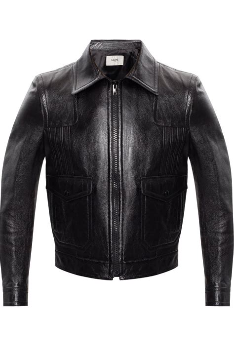 celine men's jacket|celine leather jacket men's.